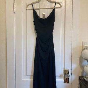 Vintage cowl neck slip dress